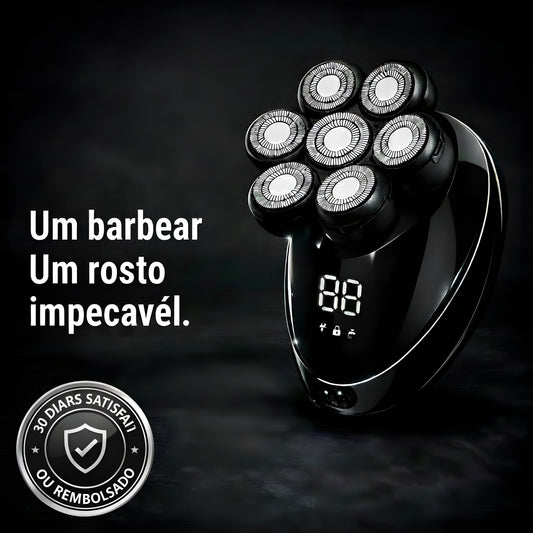 Barbeador elétrico 7 em 1 de alto desempenho
